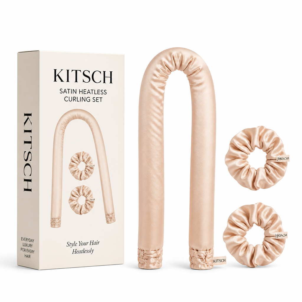 KITSCH Satin Heatless Curling Set